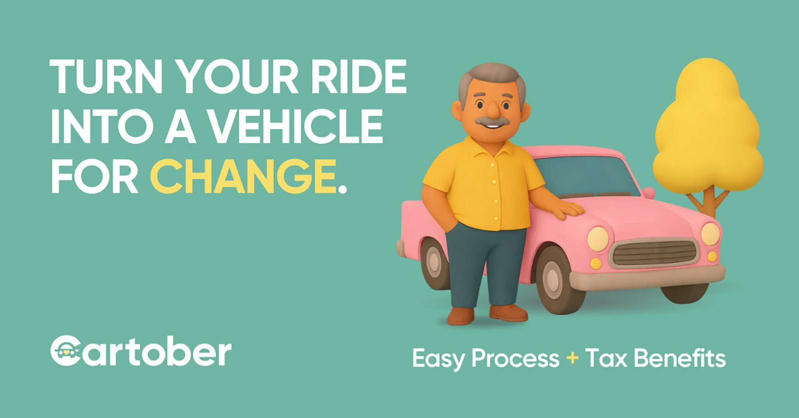 Turn your ride inta a vehicle for change
